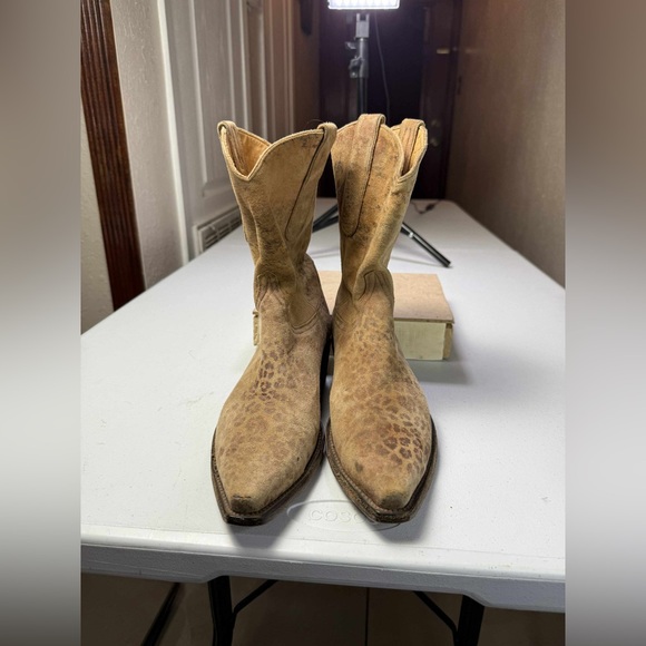 Old Gringo Light Brown Leather Boots size 8.5 - Picture 14 of 14